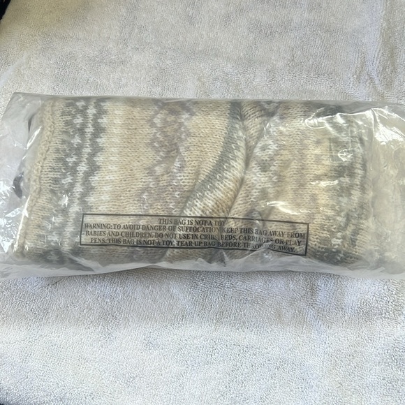 Anthropologie Lemon Fair Isle Over-The-Knee Socks - Picture 3 of 3